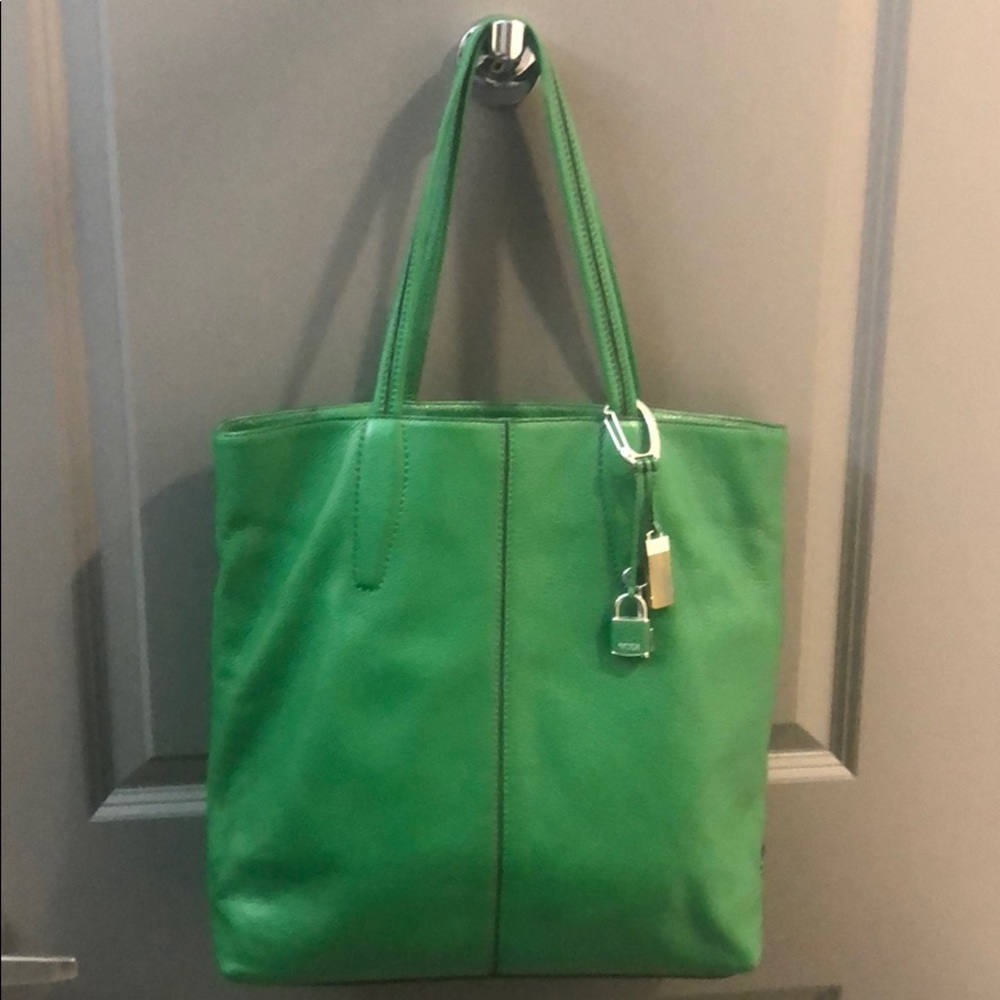 Tumi Carli North/South bag green
